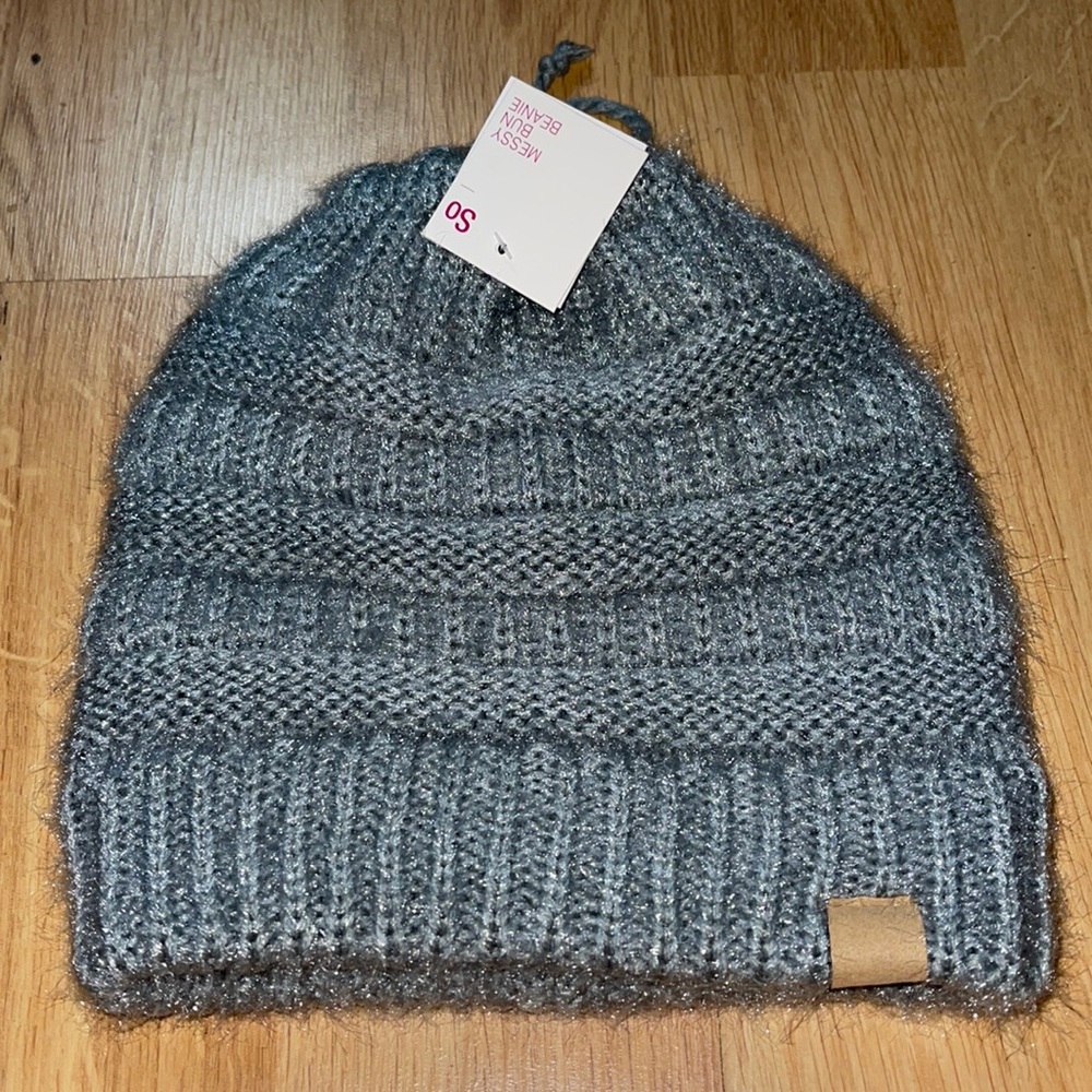 Messy Bun Beanie